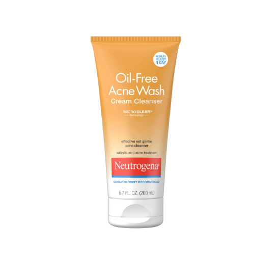 Picture of Neutrogena Oil Free Acne Wash Cream Cleanser (200 ml)