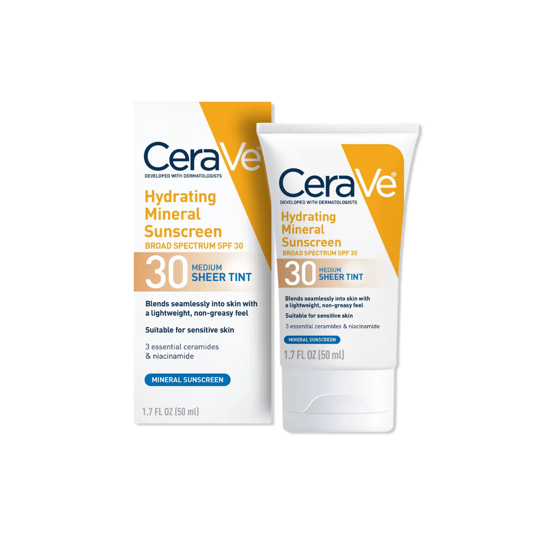 Picture of Cerave Hydrating Mineral Sunscreen TINT Medium SPF 30