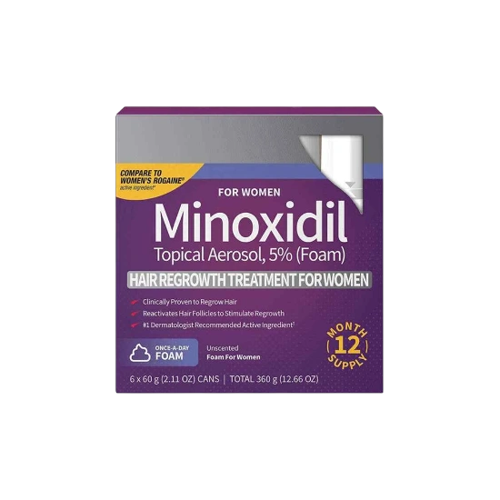 Picture of Minoxidil Topical Aerosol 5% (Foam) 360g